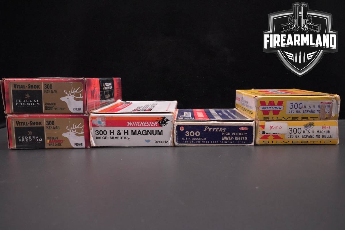 120 ROUNDS! 300 H&H Magnum Mag Ammo Ammunition