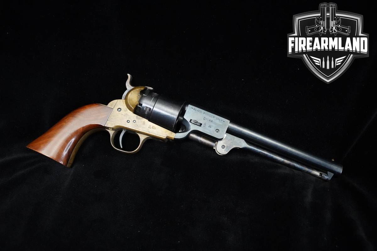1972 Navy Arms Co. Model 1851 Navy 44 BPM 7.5" 1851 +BLACK POWDER FLASK