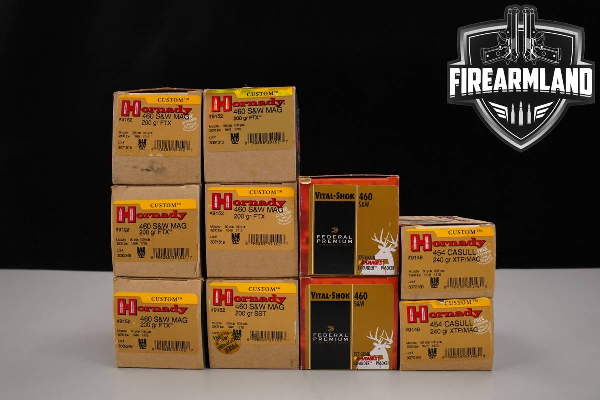 200 RDS! 460 S&W Magnum Ammo 460S&W-Mag