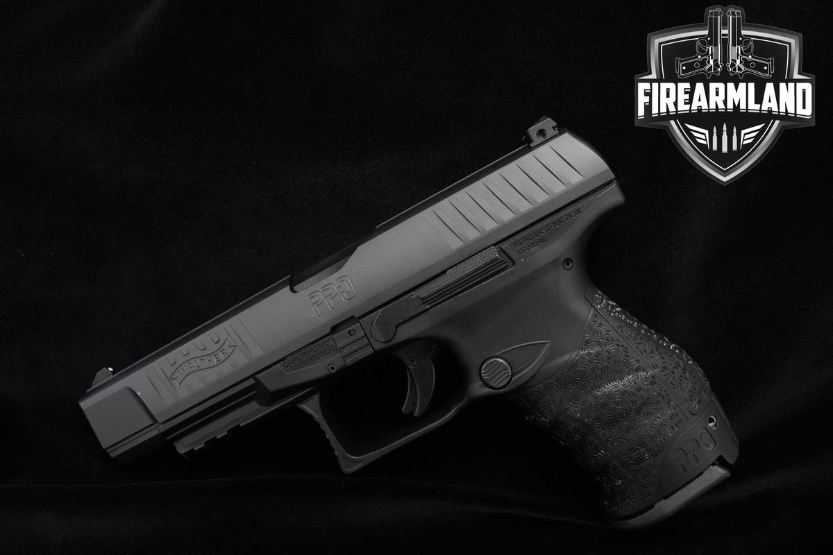 Walther PPQ M2 9mm 5" Walther +2 MAGS & ORIG CASE