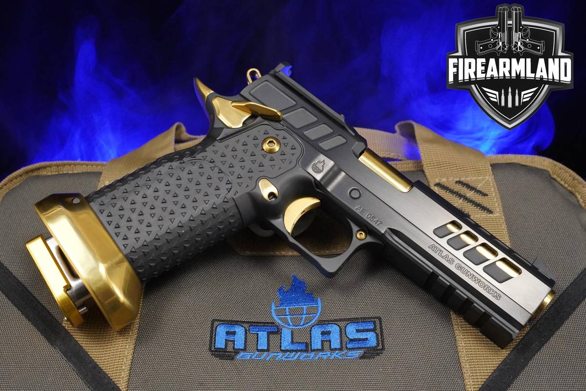 Atlas Gunworks Athena 9mm 1911 Atlas Athena 1911 2011 GOLD CUSTOM +3 MAGS