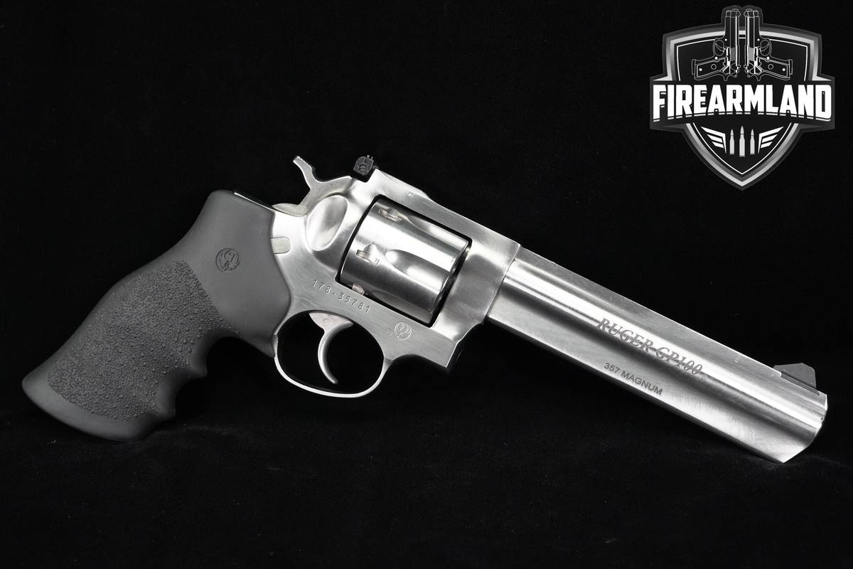 Ruger GP100 357 Magnum 6" Satin Stainless GP-100