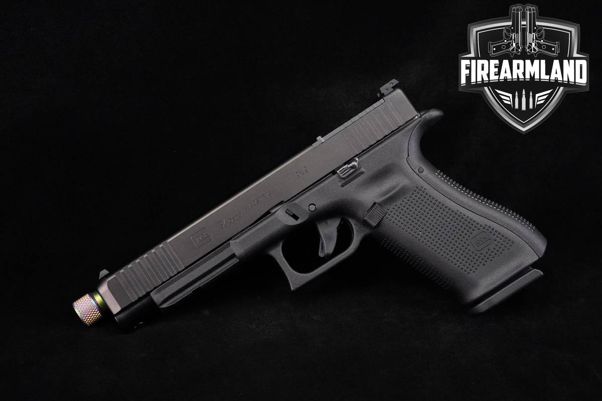 Glock 34 Gen5 MOS Custom 9mm G34 Gen 5 Faxon +3 MAGS & ORIG CASE