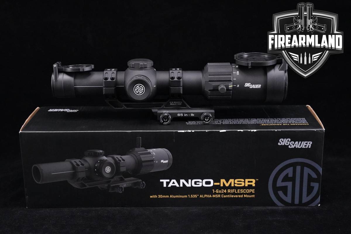 Sig Sauer TANGO-MSR 1-6X24 BDC6 Reticle SFP Illuminated