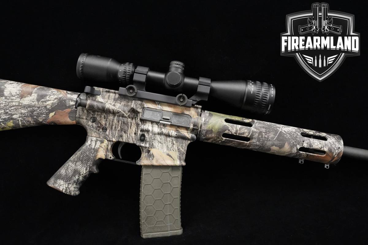 Remington R-15 VTR 450 Bushmaster Camo Remington-R-15 VTR AR-15 AR15 +OPTIC