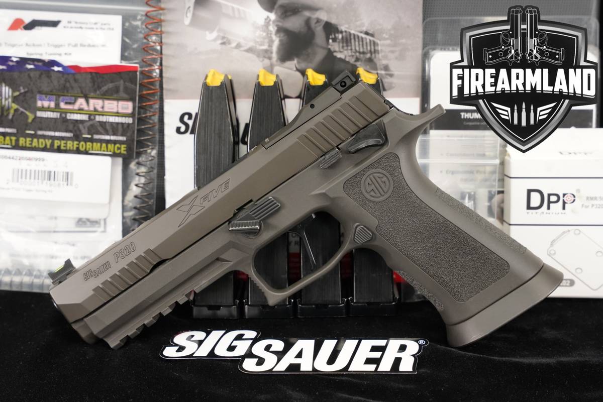 Sig Sauer P320 XFIVE Legion Optics-Ready X-Five 9mm +5 MAGS, ORIG CASE