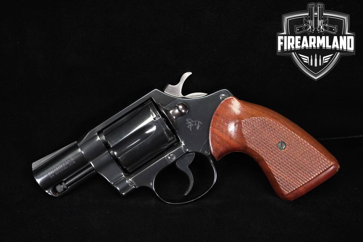 1970 Colt Detective Special Second Issue 38-SPL 2" Blued 38SPL +HOLSTER