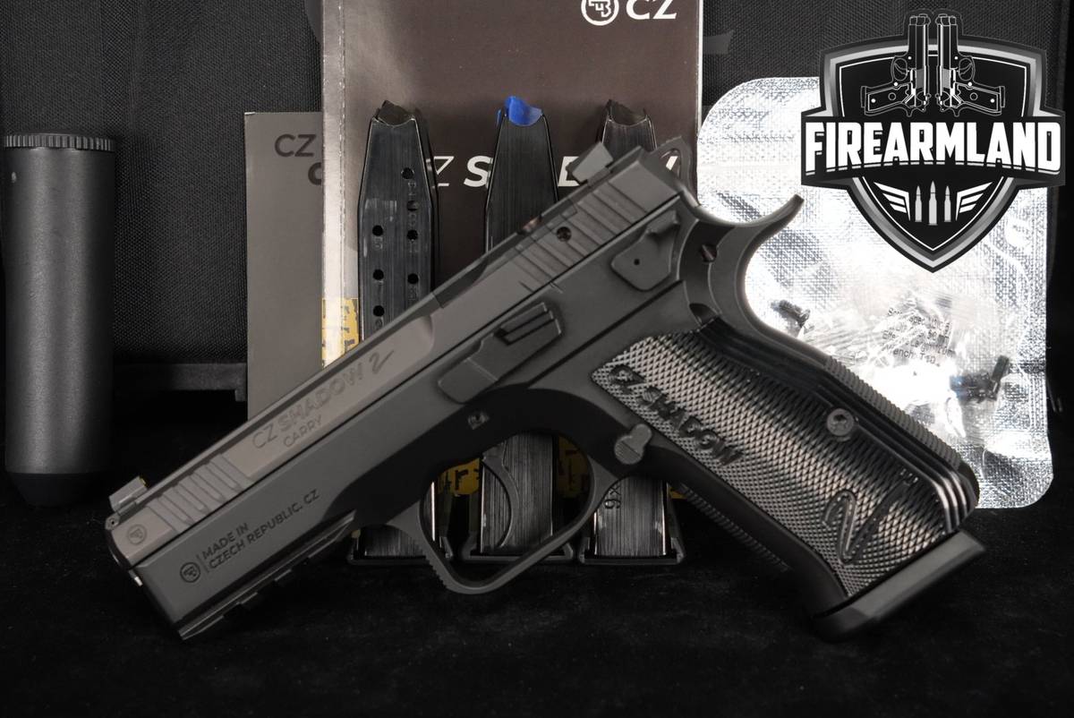 CZ Shadow 2 Carry 9mm Optics-Ready Shadow2 +4 MAGS & ORIG CASE