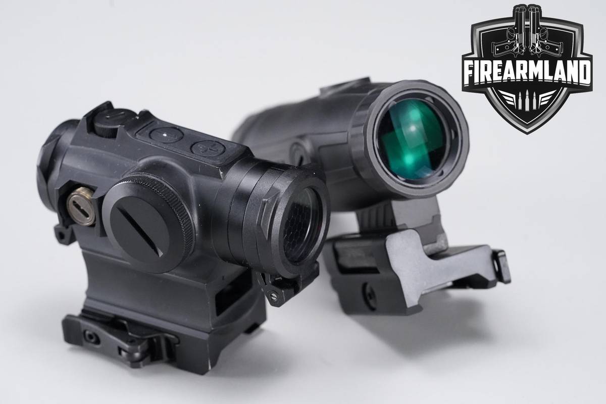 Holosun HS515GM & HM3X Combo 2 MOA Red Dot, 65 MOA Circle & 3X Magnifier