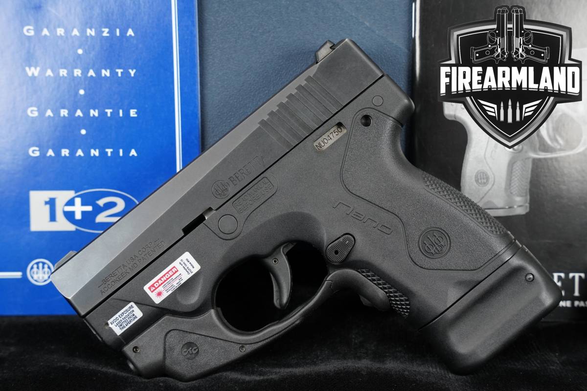 Beretta BU9 Nano 9mm 3" BU-9 +2 MAGS & ORIG BOX