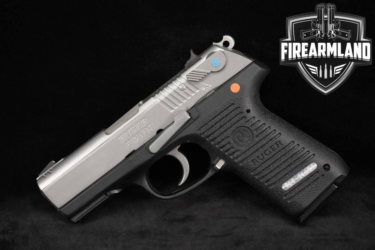 2006 Ruger P95DC 9mm 3.9" Two-Tone Stainless P 95 DA/SA