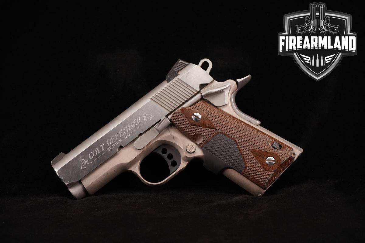 2008 Colt Defender Series 90 Lightweight 45 ACP 1911 3.0" Nickel/Stainless