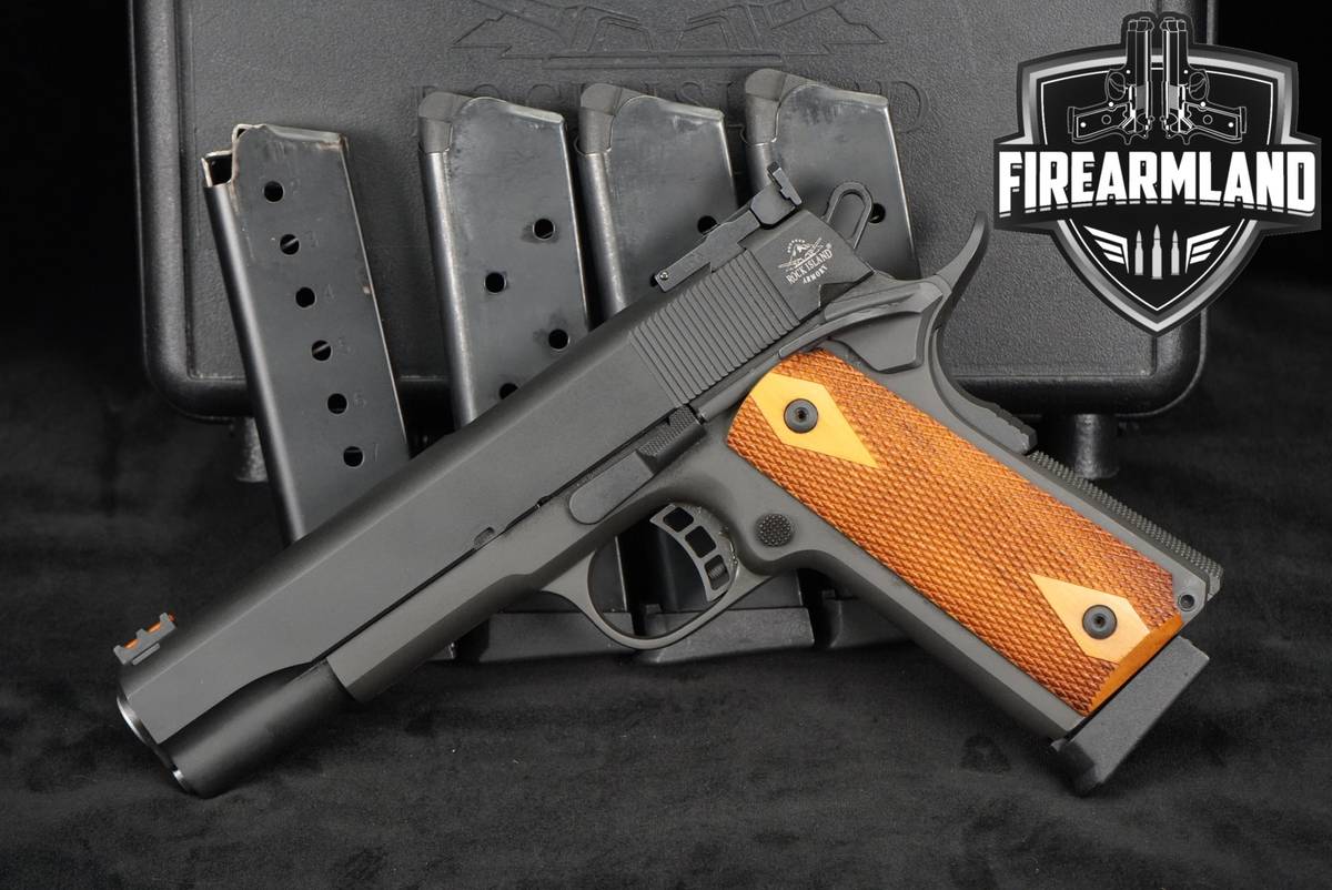 Rock Island Armory RIA M1911 A1 FS Match 1911 M1911A1 +5 MAGS & ORIG CASE