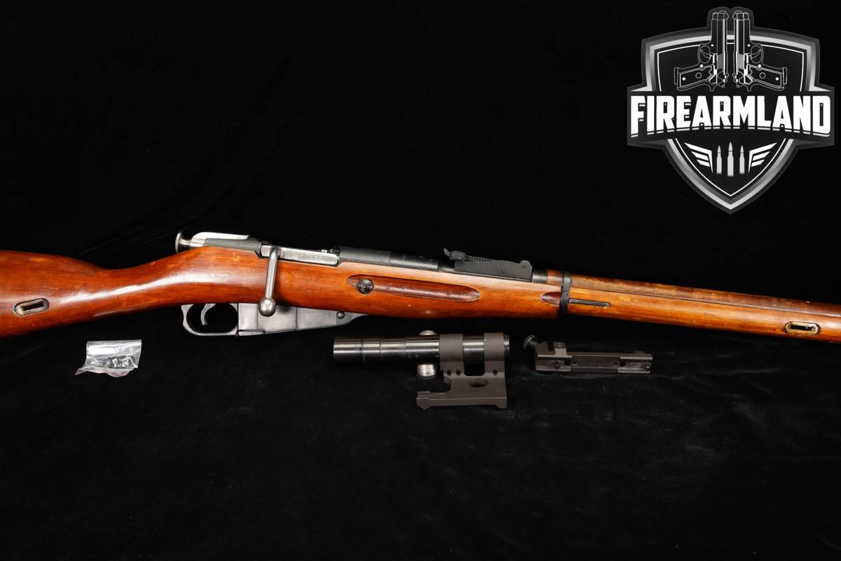 MATCHING 1943 Izhevsk Arsenal Mosin-Nagant Model 91/30 7.62x54R 2*9 +SCOPE