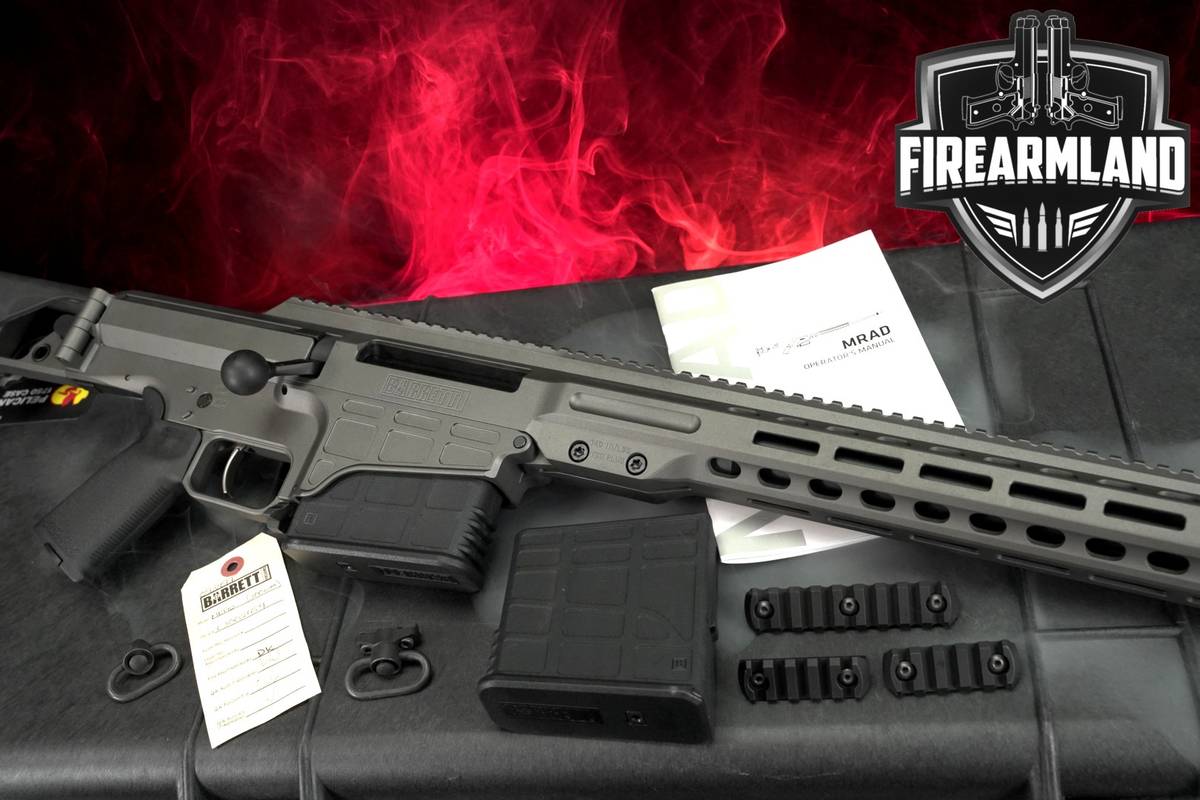 DESIRED Barrett MRAD 300 Win Magnum 26" +2 MAGS, PELICAN CASE