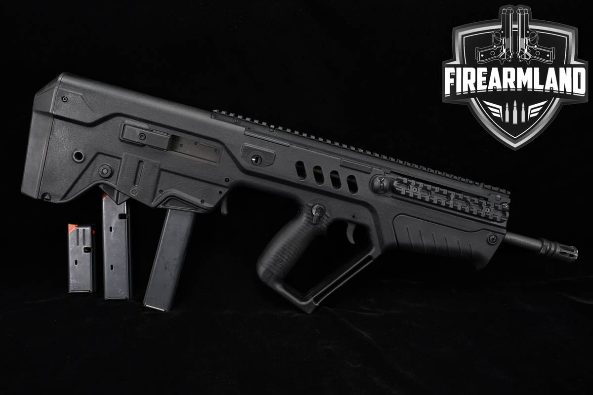 ISRAEL Weapon Industries Tavor SAR 9mm 17" THREADED +3 MAGS