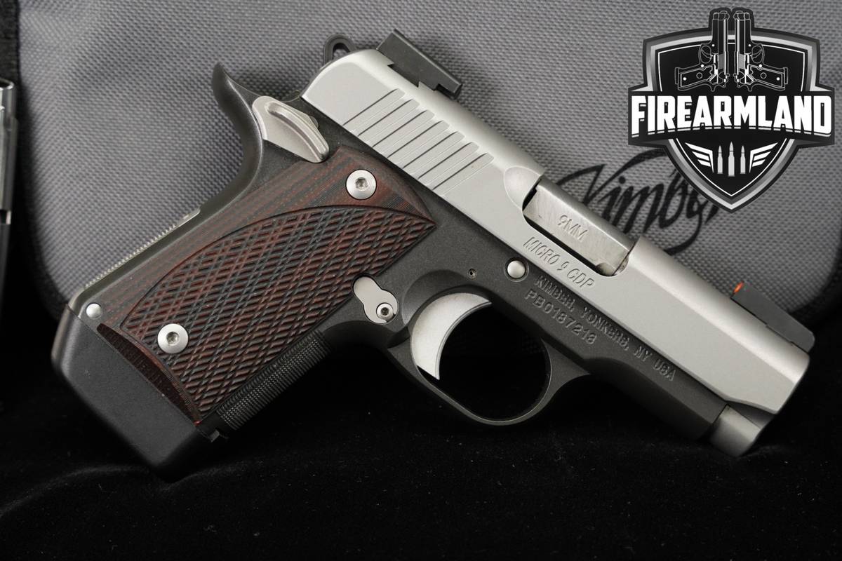 Kimber Micro 9 CDP, Custom Shop 9mm 1911 +5 MAGS, ORIG CASE & HOLSTER