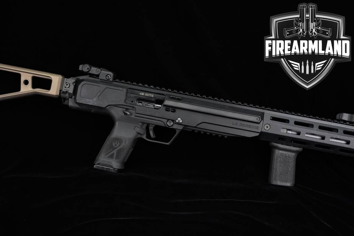 SUPPRESSOR READY Ruger LC Carbine 45 ACP 16.25" Black & Tan +3 MAGS