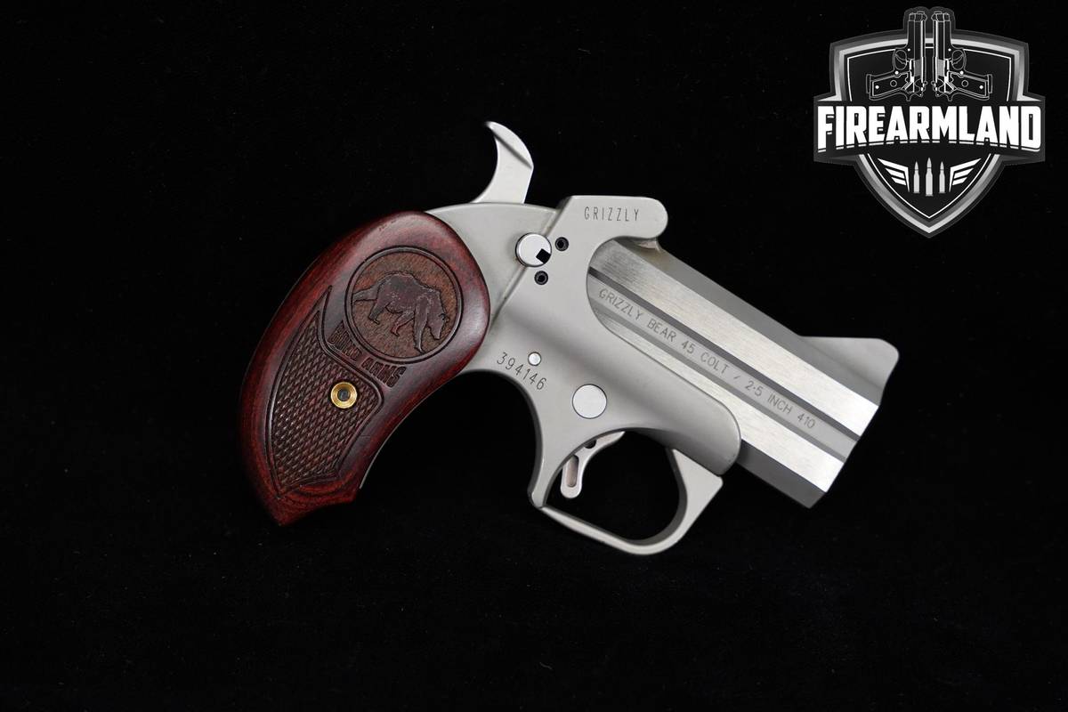 POCKET ROCKET Bond Arms Grizzly Rough Series 45 LC/410 3 Stainless +HOLSTER