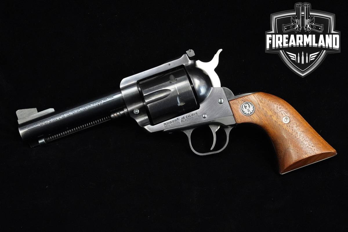 1980 Ruger New Model Blackhawk Convertible .45 Colt/ACP 4.75" Blued Ruger