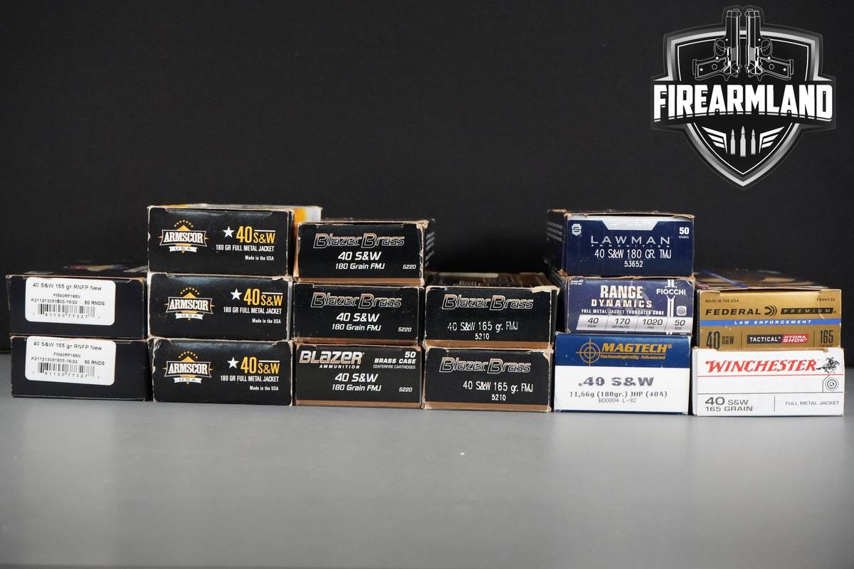 40 S&W Ammo 40-S&W Ammunition 750 ROUNDS