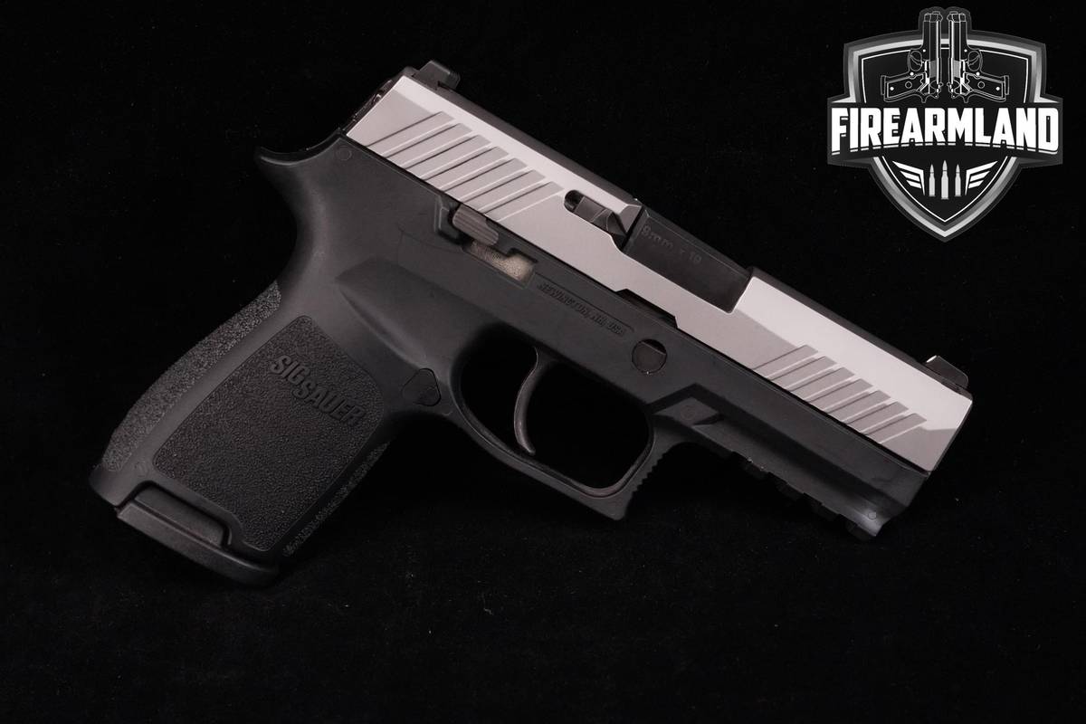 CCW Sig P320 Compact Two-Tone P-320 9mm 3.9" +3 MAGS & ORIG CASE