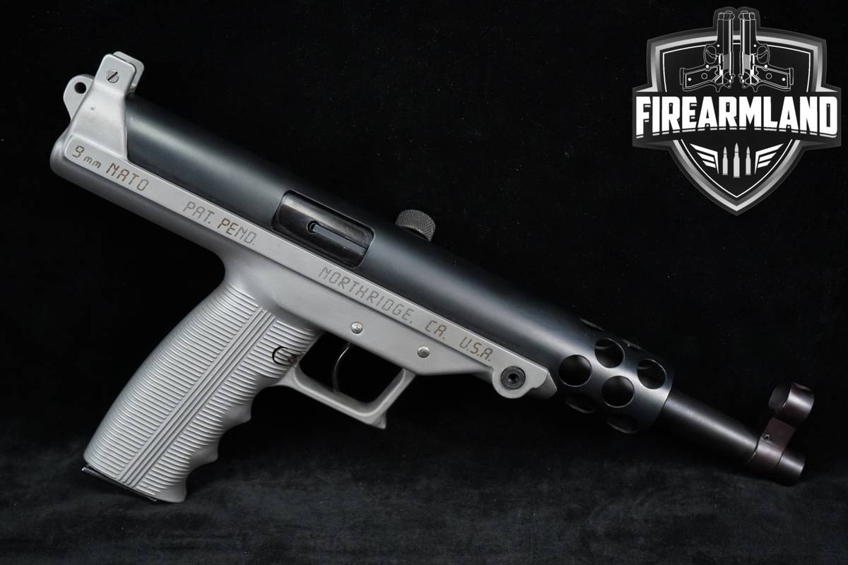 PRE-BAN Claridge Hi-Tec L-9 9mm 7.5" Two-Tone Silver & Blued +2 MAGS