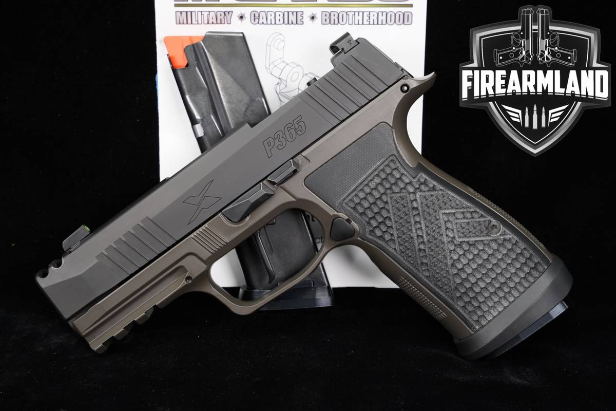 Sig Sauer P365 AXG Legion 9mm Optics-Ready P 365 X Macro COMP +2 MAGS