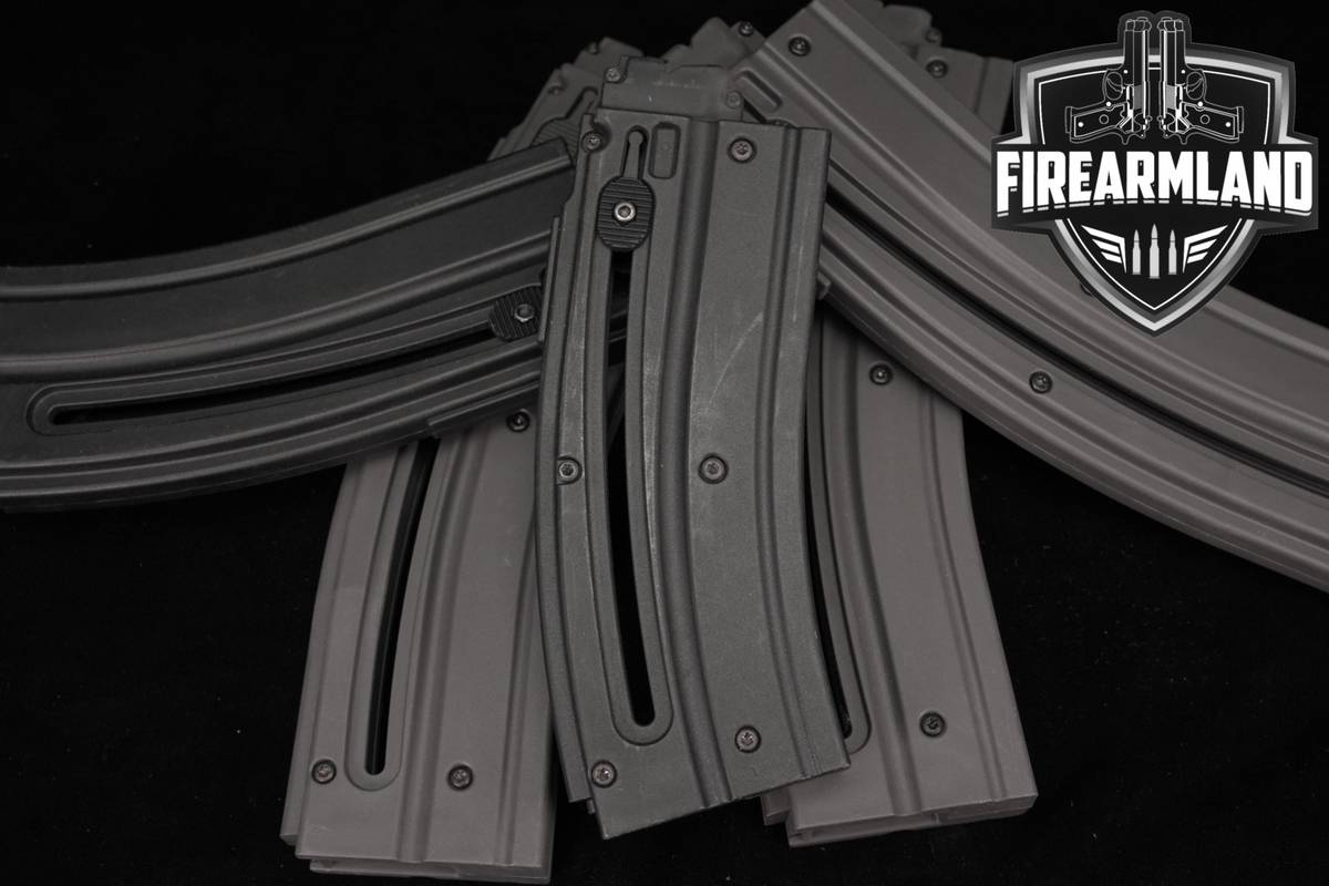 FIVE (5) Walther Colt M4 20 & 30-Round Magazines .22 LR M-4 Mags