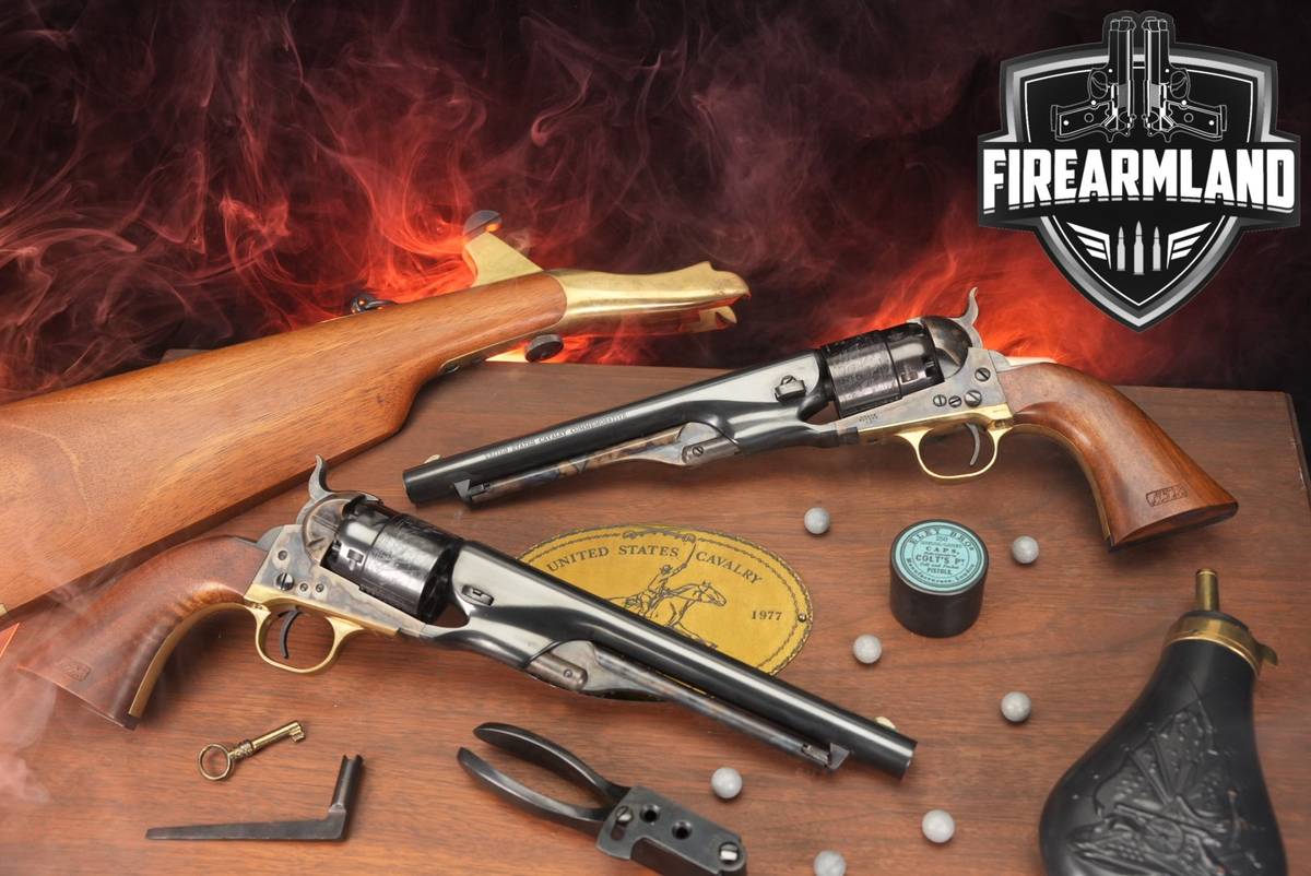 TWIN PAIR 1 Of 3000 1977 Colt Model 1860 Army 2nd Generation Black Powder