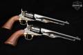 1977 Colt Model 1860 Army 2nd Generation Blackpowder Series; United States Cavalry Commemorative; Bicentennial .44 percussion Color Case-Hardened & Walnut in Excellent Condition Image 4