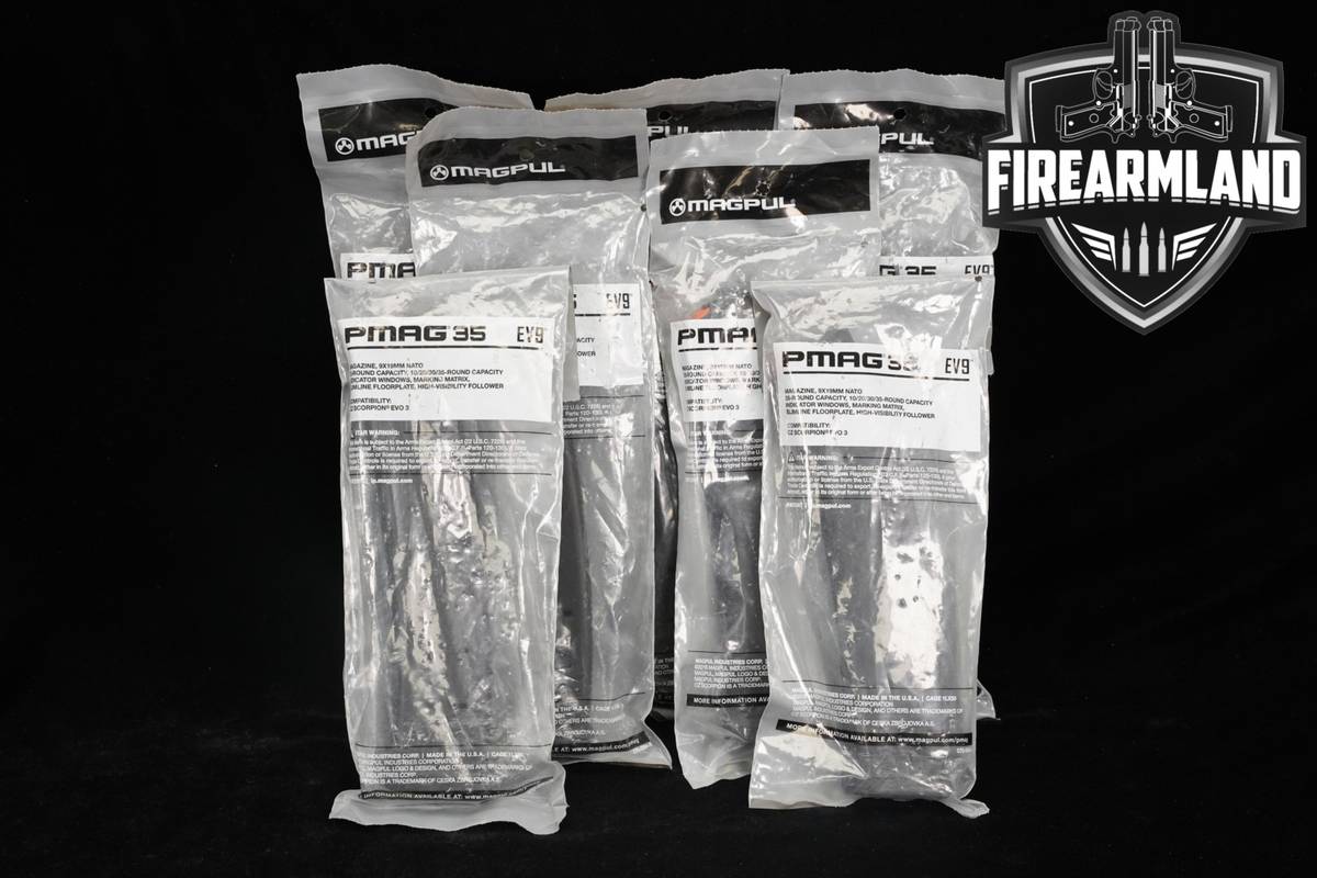Magpul SEVEN (7) PMAG CZ Scorpion EVO 35 Round Magazines 9mm Mags