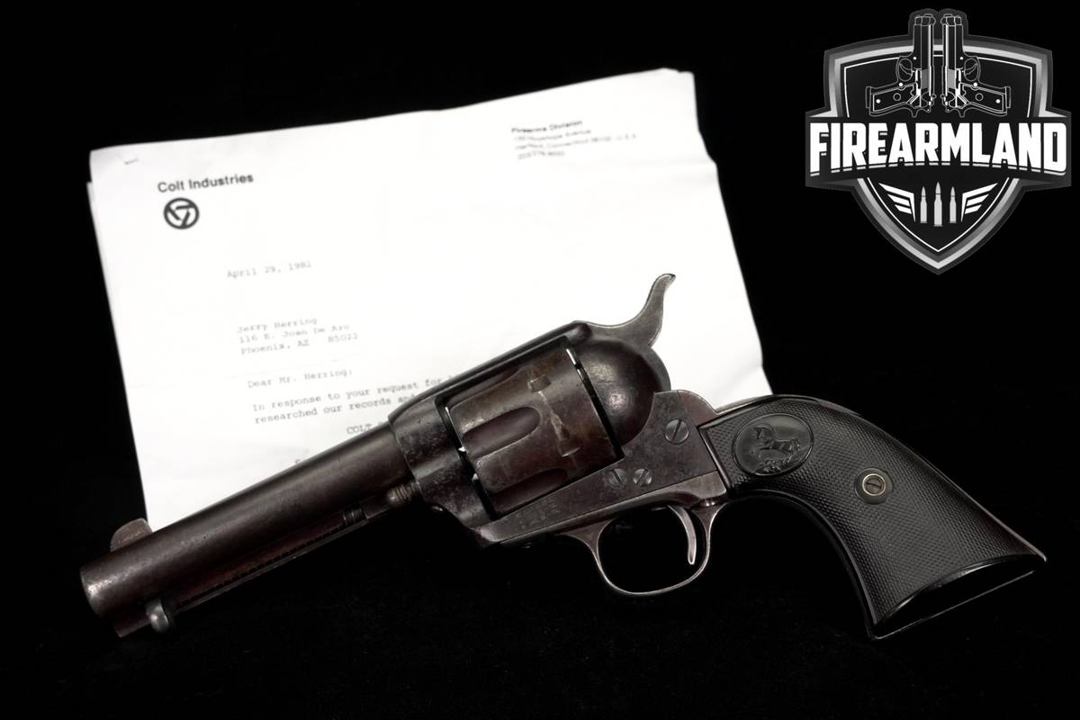 ANTIQUE 1883 Colt Single Action Army First Gen Black Powder Frame 4.75" SAA