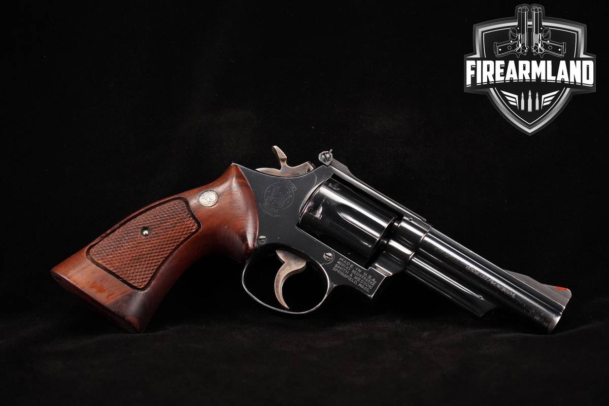 1975 Smith & Wesson S&W Model 19-3 357 Magnum 4.0" Blued K Frame DA/SA