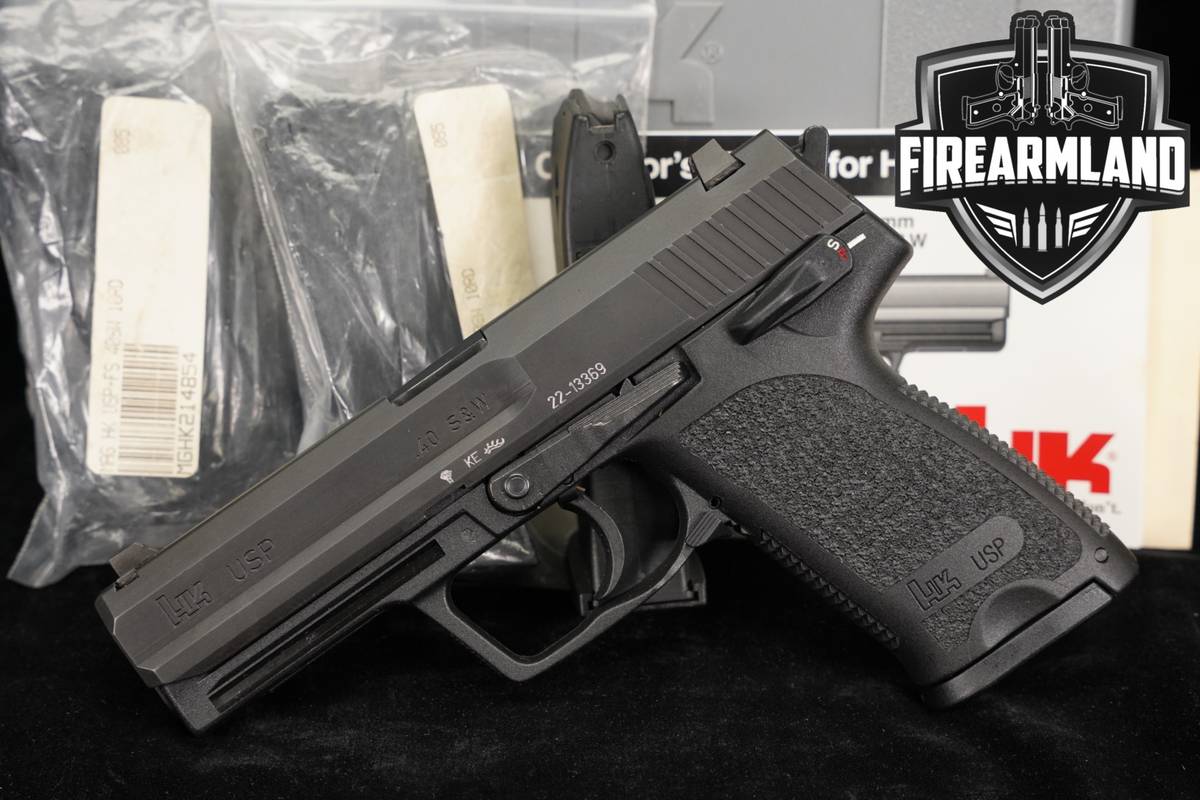 Heckler & Koch USP Variant 2 40 S&W 4.25" H&K USP40 V2 +4 MAGS & ORIG CASE