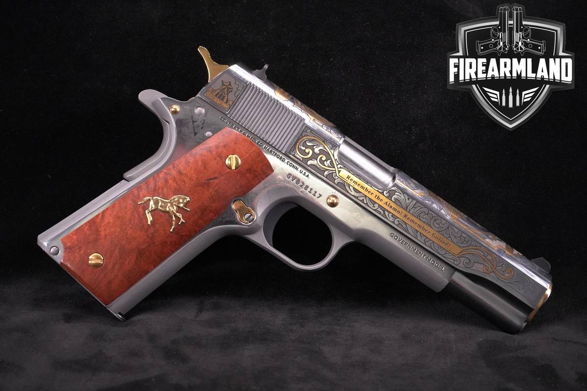 1-OF-200 Colt Government Model Lost State of Jacinto 45-ACP Colt-Government