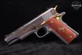 Colt Government Model Lost State of Jacinto .45 ACP Stainless/Gold in Excellent Condition Image 4