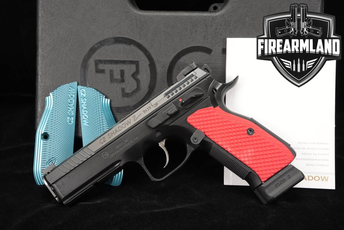 CZ Custom CZC SHADOW 2 ACCU; Optics-Ready 9mm 4.7" SHADOW2 +ORIG CASE