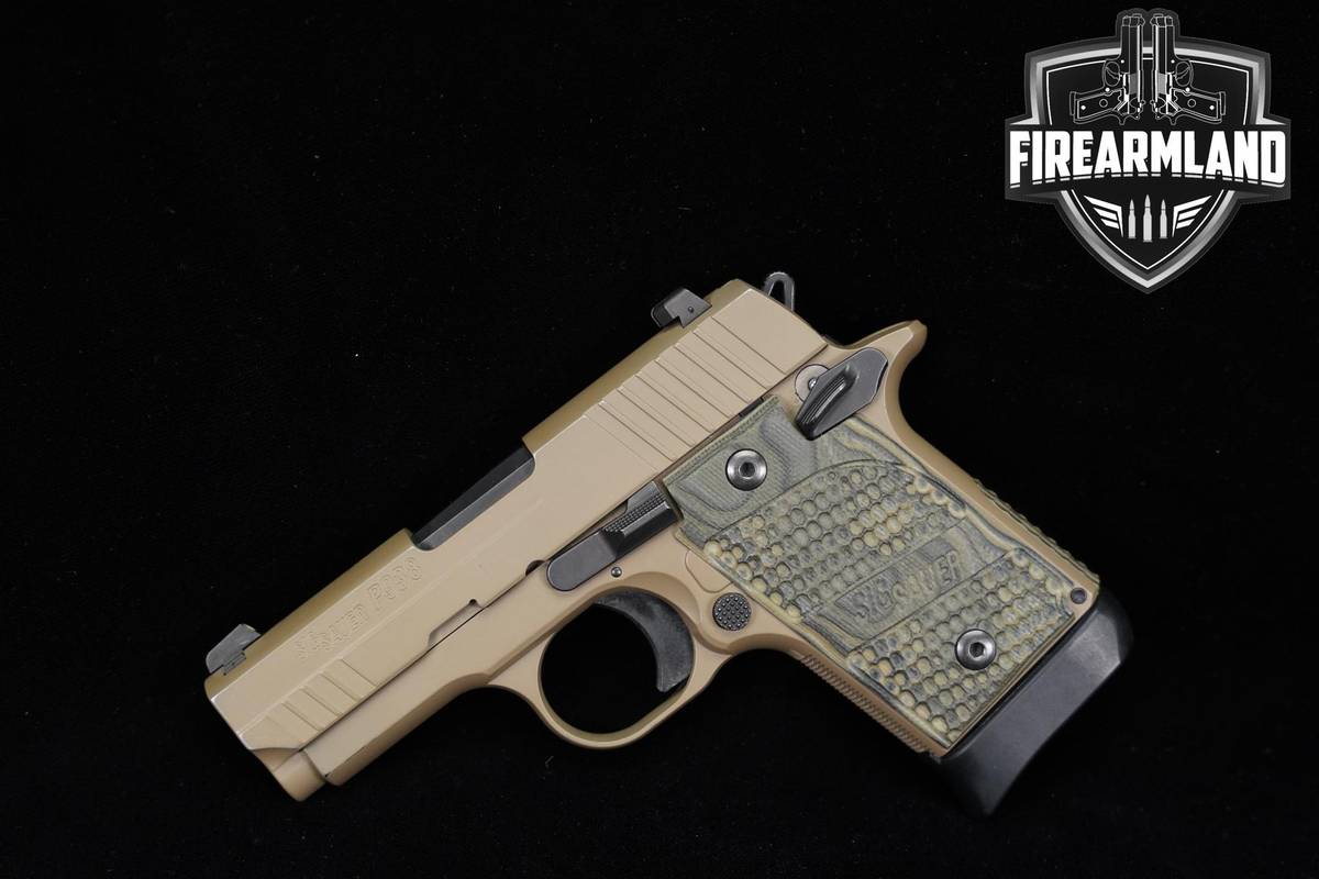Sig Sauer P938 9mm 3" FDE P 938 Micro-Compact Defense Pistol +ORIG CASE