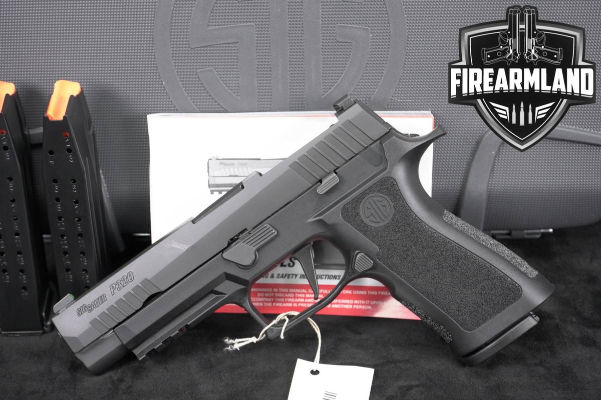 Sig Sauer P320 XFULL X-Series Optics-Ready 9mm 4.7 P 320 +3 MAGS, ORIG CASE