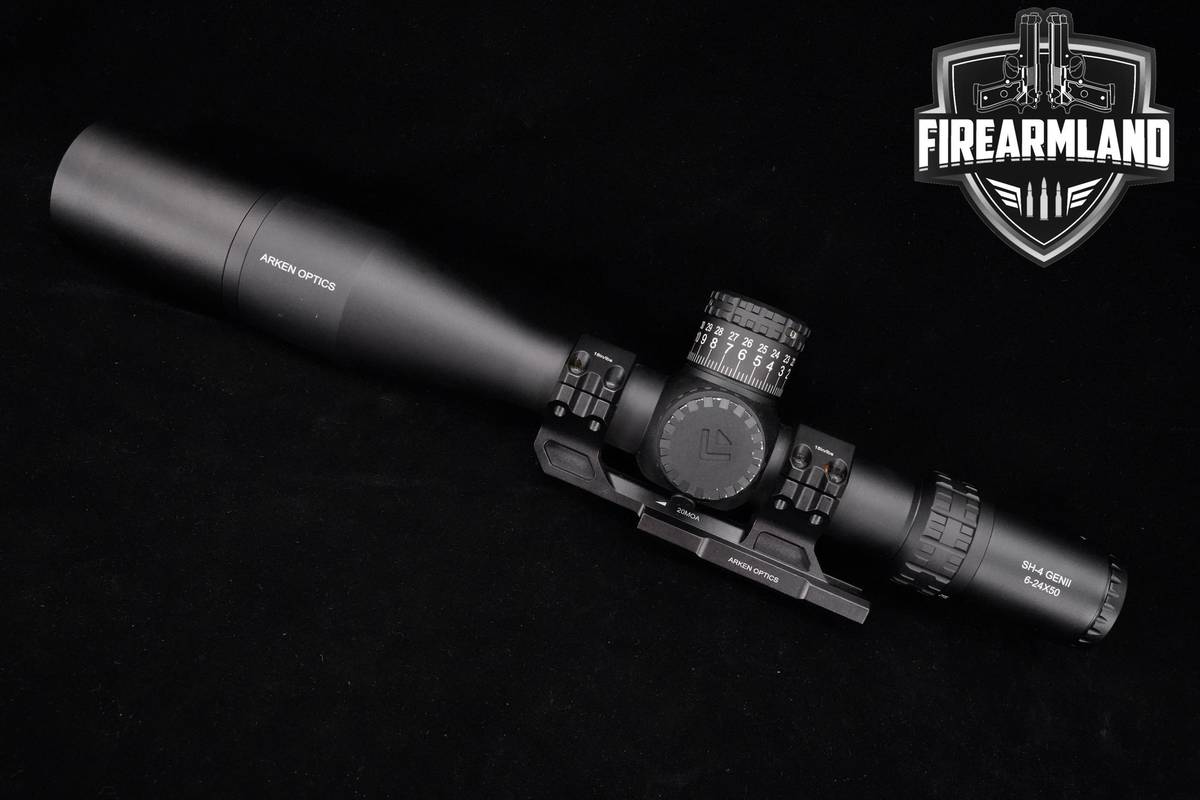 Arken Optics SH-4 Gen II 6-24X50 VPR MOA Illuminated Reticle FFP