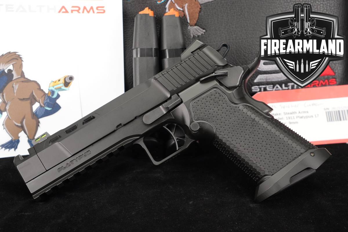 Stealth Arms Platypus 17 COMP 9mm 1911 2011 GLOCK MAG +3 MAGS & ORIG CASE
