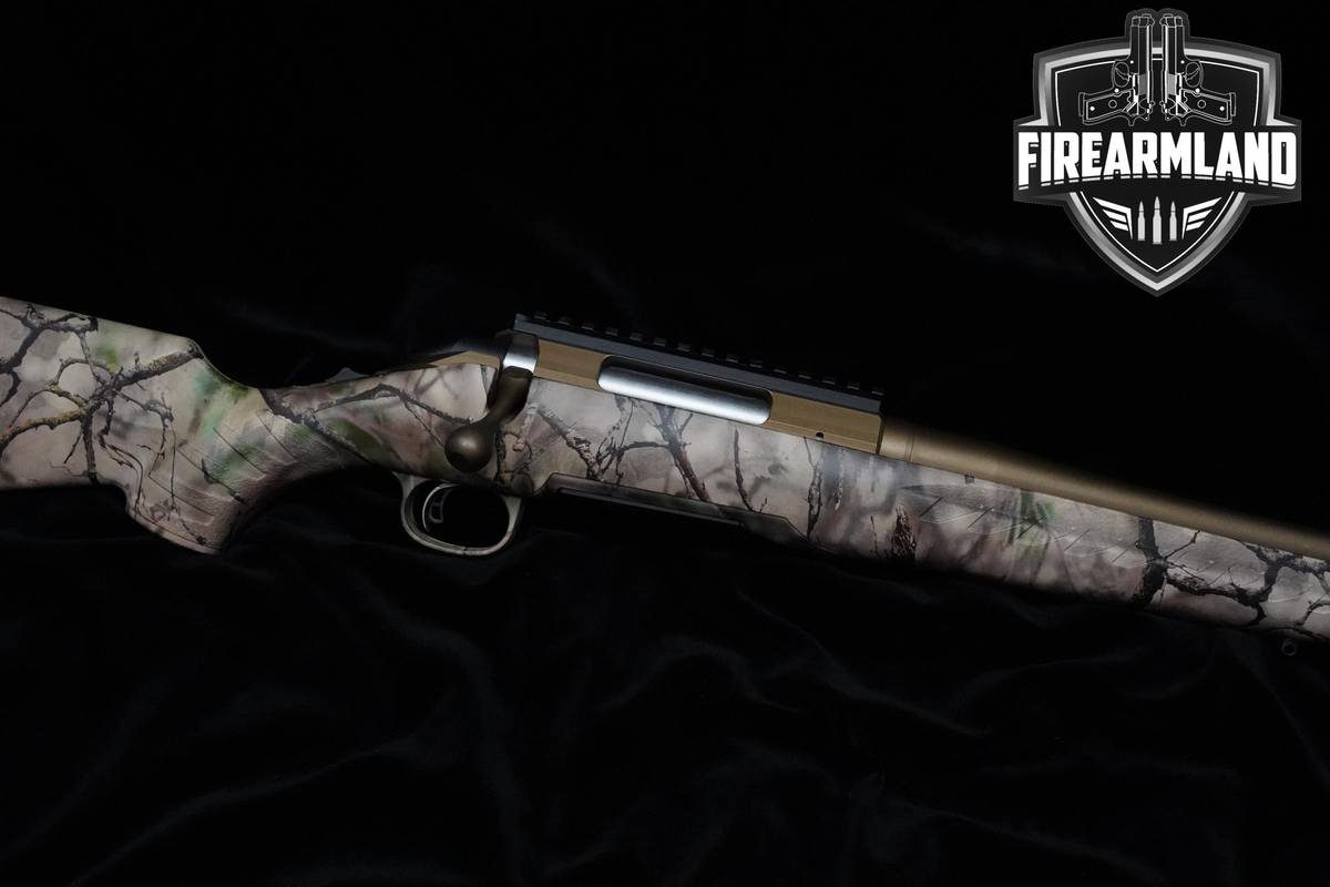 Ruger American Go Wild Camo 243 Win 16.1" Burnt Bronze Ruger