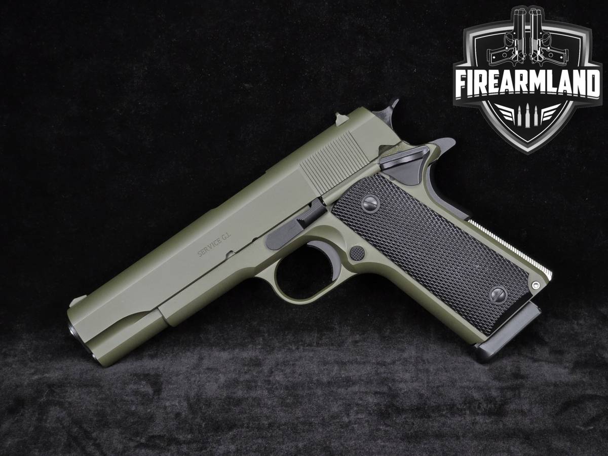 Tisas USA 1911A1 Service G.I. 45 ACP GI 1911-A1 5" OD Green