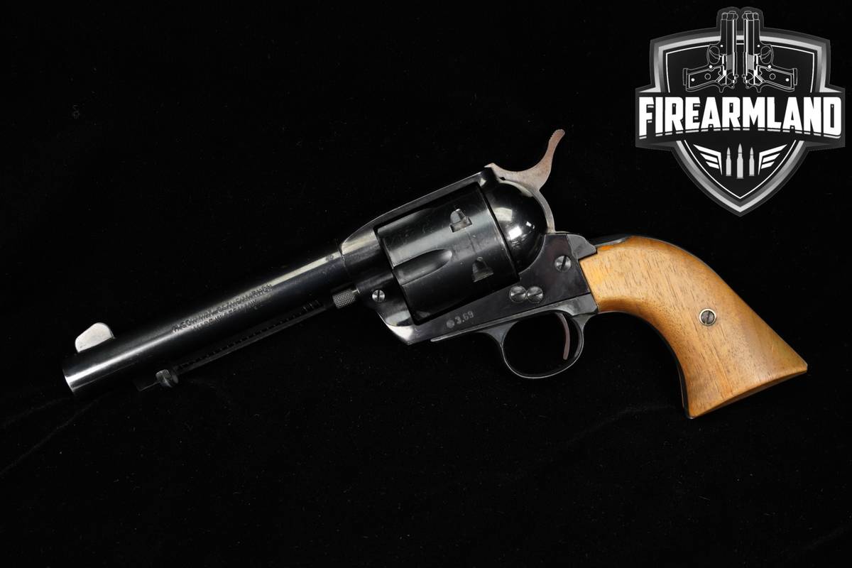 H Schmidt Mod 121 Spesco Import 357 Magnum H 5.5" Blued WEST GERMAN