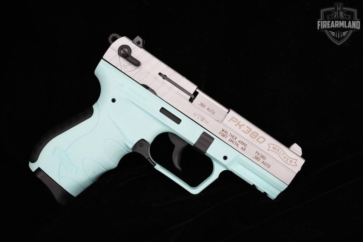 Walther PK380 Angel Blue 380 ACP 3.66" Two-Tone Walther DA/SA
