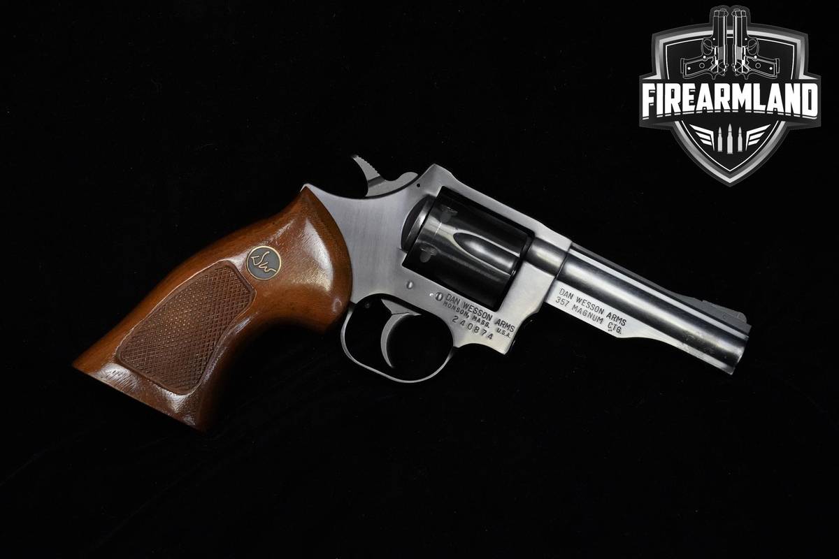 1979 Dan Wesson Model 14-2 H 357 Magnum 4" Blued 14-2 +ORIG BOX
