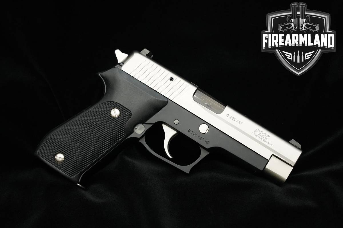 1994 Sig Sauer P220 Two-Tone 45-ACP West Germany 4.4" P220 DA/SA 45-Auto