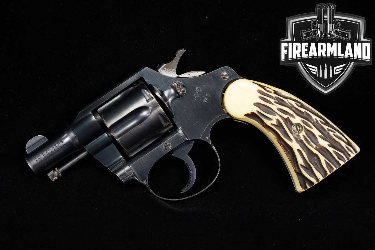RARE! 1933 Colt Banker's Special 38 S&W 2" Blued DA/SA