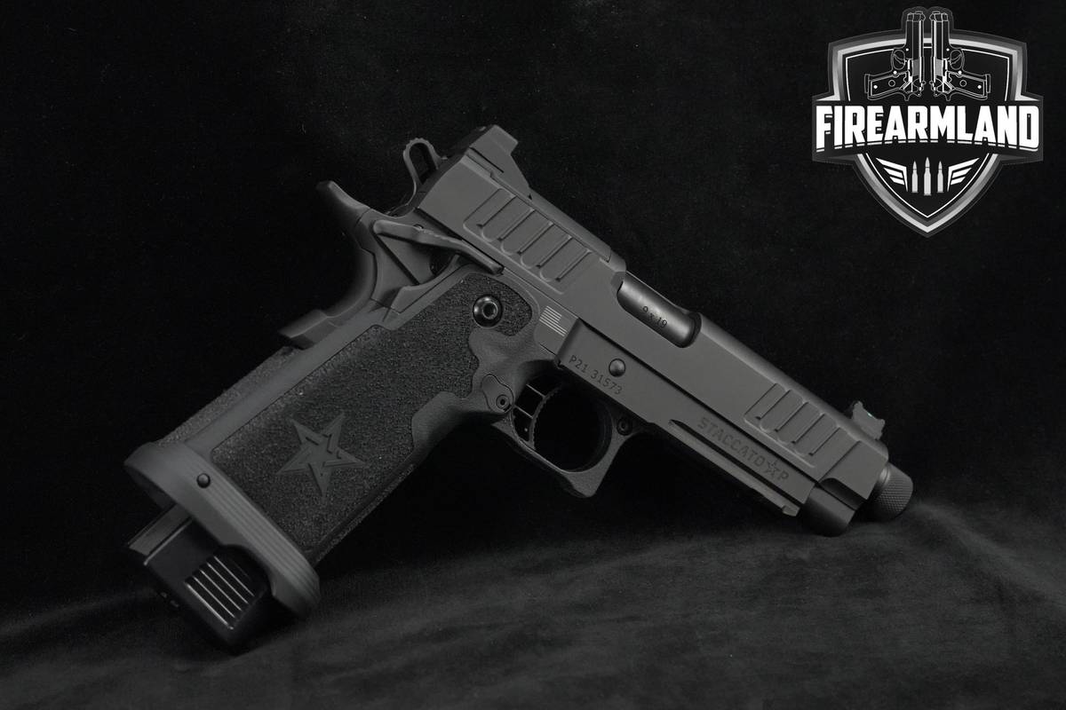 Staccato (STI) Model P 2011 9mm Black DLC Staccato-P 2011-1911
